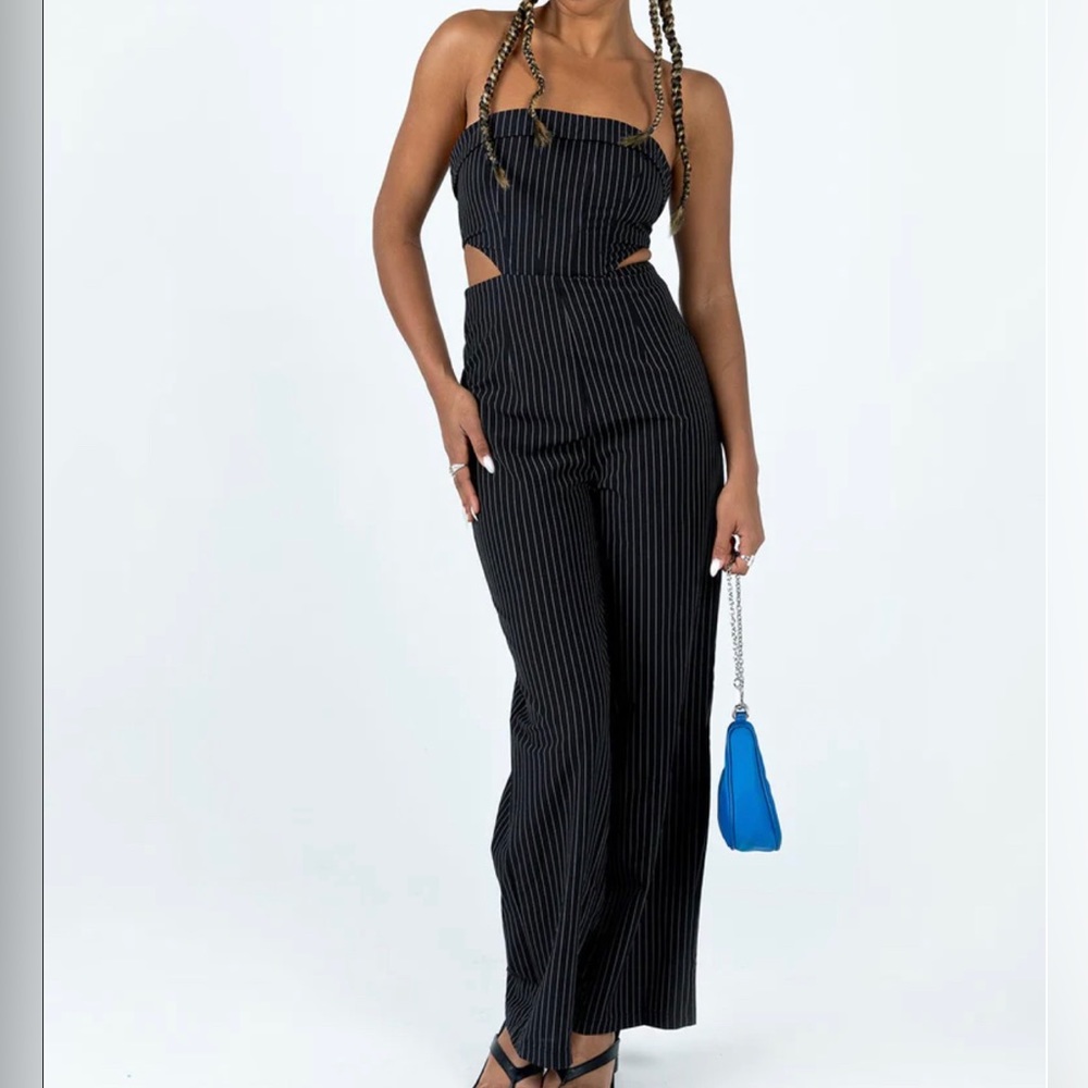 Princess Polly//JEMMA JUMPSUIT BLACK